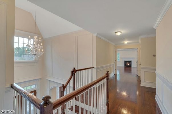 Chandelier, Fireplace, Interior, Wood Texture Flooring