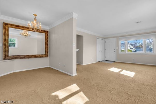 Chandelier, Empty room, Interior