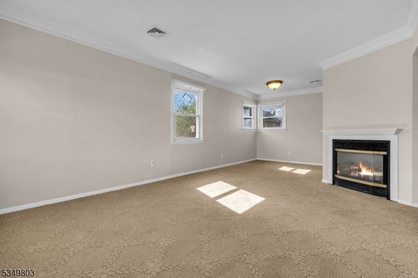 Empty room, Fireplace, Interior