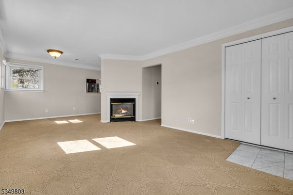 Empty room, Fireplace, Interior
