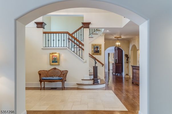 Chandelier, Interior, Recessed Lighting, Wood Texture Flooring