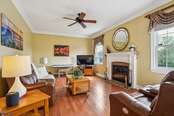 Fireplace, Interior, Living room, Piano, Wood Texture Flooring