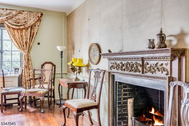 Fireplace, Interior, Wood Texture Flooring