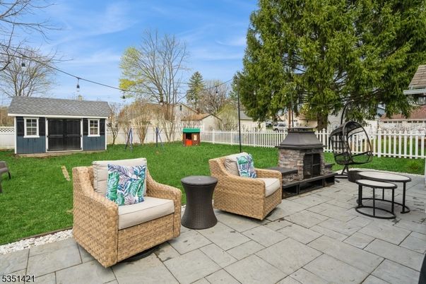Backyard, Exterior, Fireplace