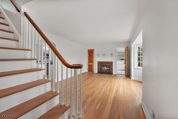 Fireplace, Interior, Wood Texture Flooring