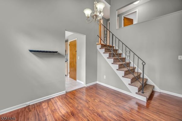Chandelier, Interior, Wood Texture Flooring