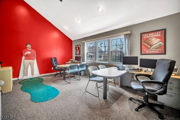 Home Office, Interior, Recessed Lighting