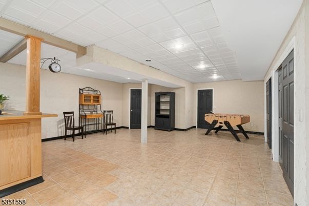 Game Room, Interior, Recessed Lighting