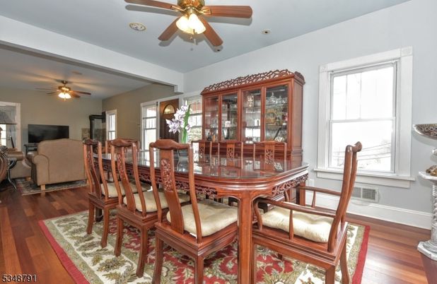 Dining room, Interior, Wood Texture Flooring