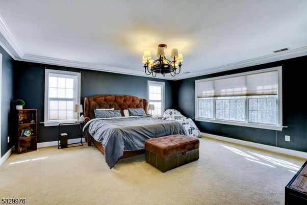 Bedroom, Chandelier, Interior