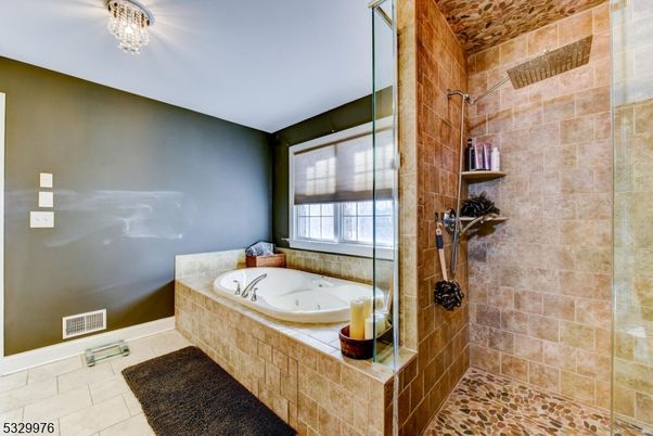 Bathroom, Glass Shower, Interior, Stone Walls