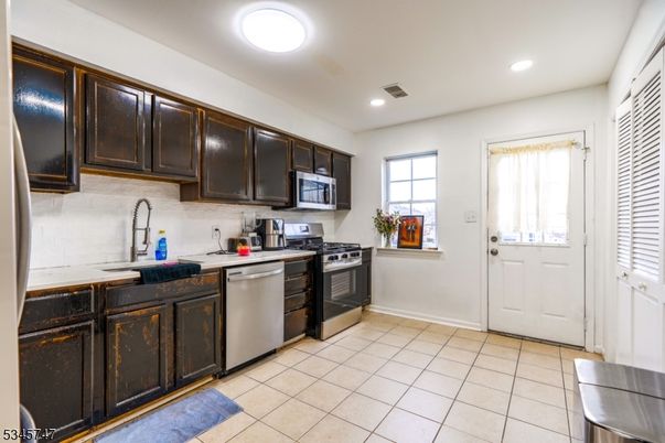 Interior, Kitchen, Recessed Lighting, Stainless Steel Appliances