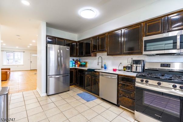 Interior, Kitchen, Recessed Lighting, Stainless Steel Appliances