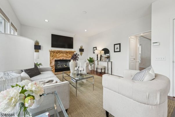 Fireplace, Interior, Living room, Recessed Lighting
