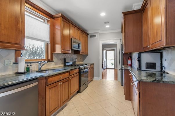 Interior, Kitchen, Recessed Lighting, Stainless Steel Appliances