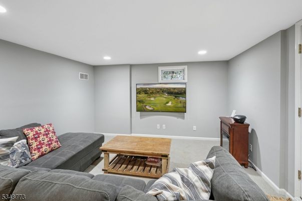 Interior, Living room, Recessed Lighting