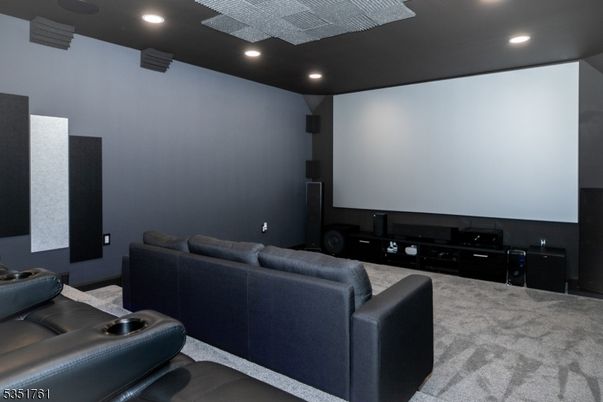 Home Theatre Room, Interior, Projection Screen, Recessed Lighting, Theatre Room