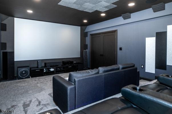 Home Theatre Room, Interior, Projection Screen, Recessed Lighting, Theatre Room