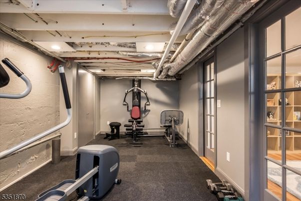 Fitness Equipment, Interior, Recessed Lighting