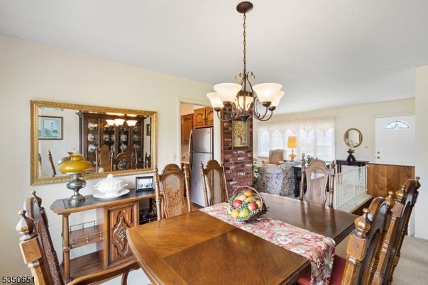 Chandelier, Dining room, Interior