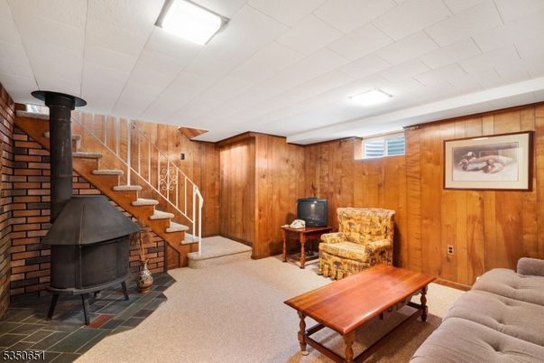 Fireplace, Interior, Wooden Walls
