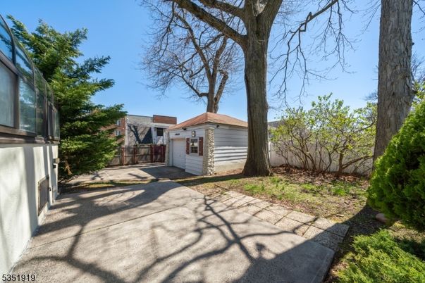 Backyard, Detached Garage, Exterior