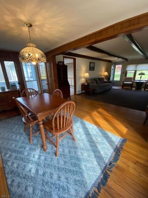 Dining room, Interior, Living room, Wooden Beams, Wood Texture Flooring