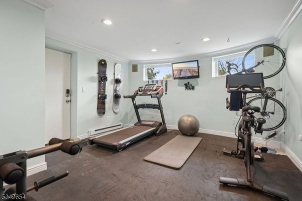 Fitness Equipment, Interior, Recessed Lighting