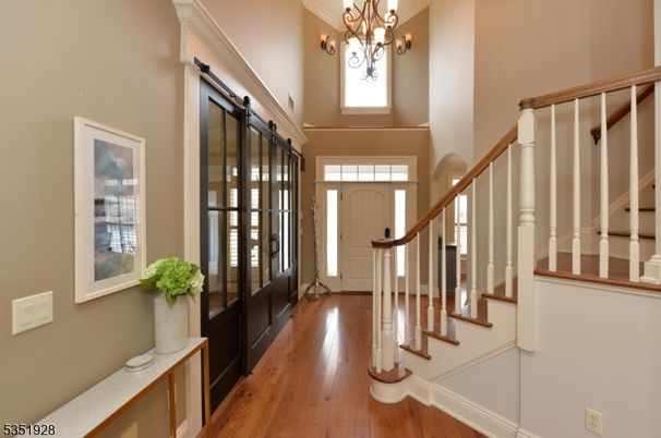 Chandelier, Interior, Wood Texture Flooring