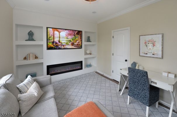 Fireplace, Home Office, Interior, Living room