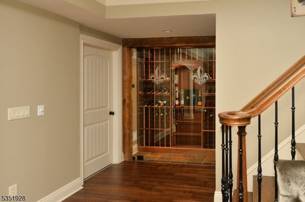 Interior, Recessed Lighting, Wine Storage, Wood Texture Flooring