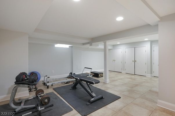 Fitness Equipment, Interior, Recessed Lighting