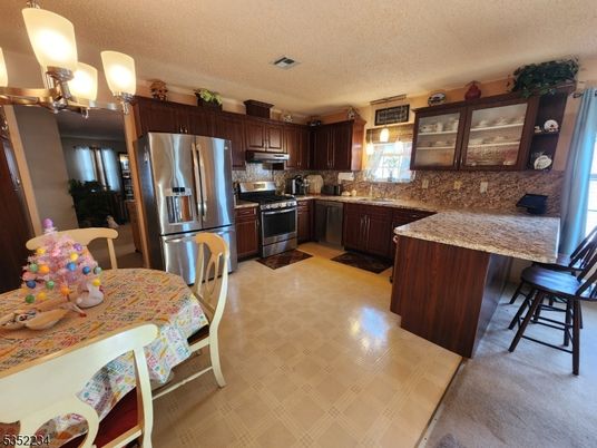 Dining room, Interior, Kitchen, Stainless Steel Appliances