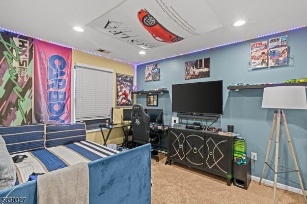 Home Office, Interior, Recessed Lighting