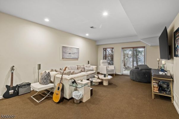 Interior, Living room, Recessed Lighting