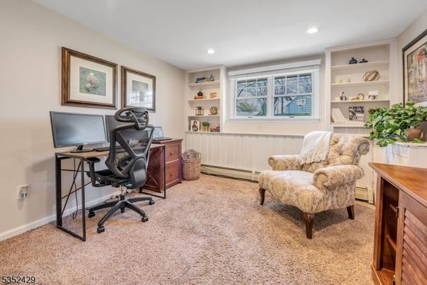 Home Office, Interior, Recessed Lighting