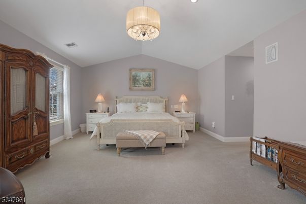 Bedroom, Interior, Pendant Lights, Recessed Lighting
