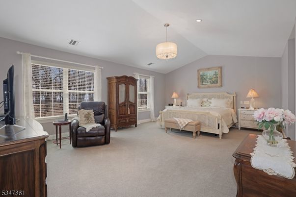 Bedroom, Interior, Pendant Lights, Recessed Lighting