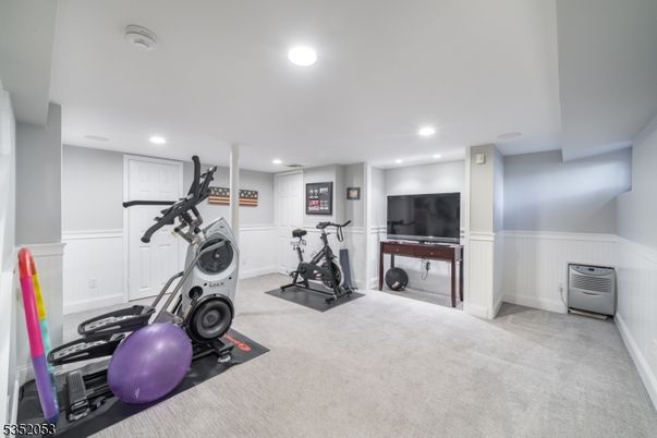 Fitness Equipment, Interior, Recessed Lighting
