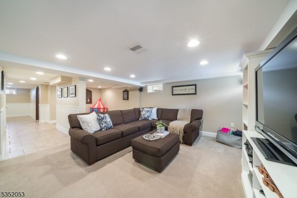 Interior, Living room, Recessed Lighting