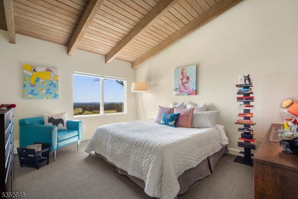 Bedroom, Interior, Wooden Beams, Wooden Ceilings