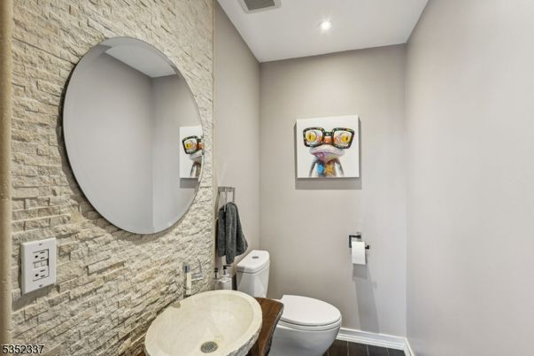 Bathroom, Interior, Recessed Lighting, Wood Texture Flooring