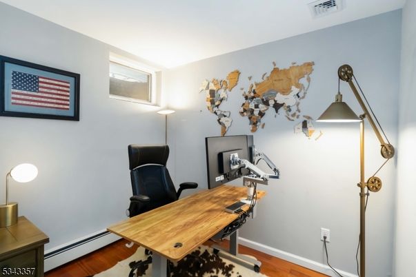 Home Office, Interior, Wood Texture Flooring
