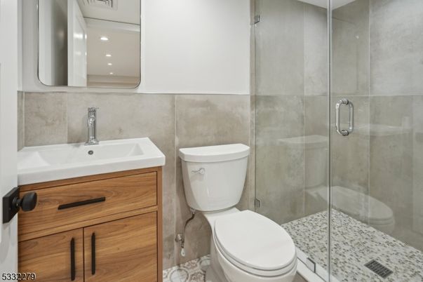 Bathroom, Glass Shower, Interior