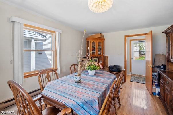Dining room, Interior, Wood Texture Flooring