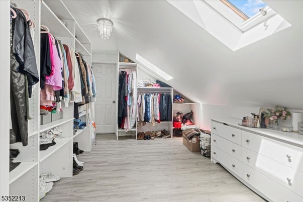 Chandelier, Interior, Walk-in Closets, Wood Texture Flooring