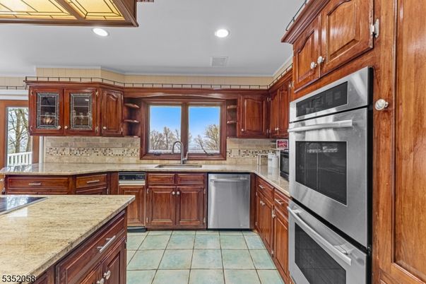 Interior, Kitchen, Recessed Lighting, Stainless Steel Appliances