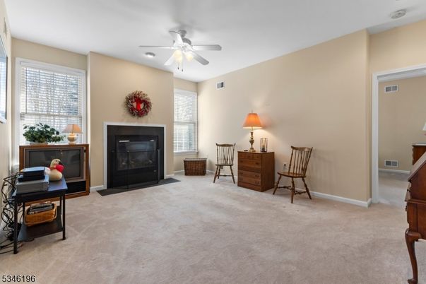 Fireplace, Home Office, Interior