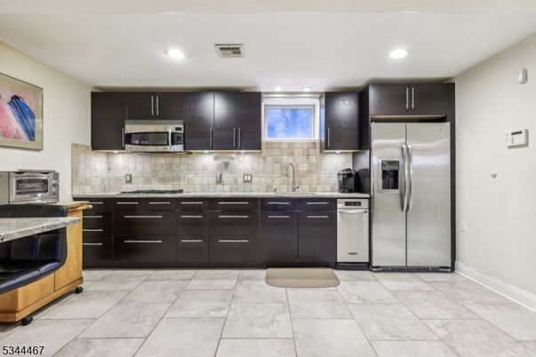 Interior, Kitchen, Recessed Lighting, Stainless Steel Appliances