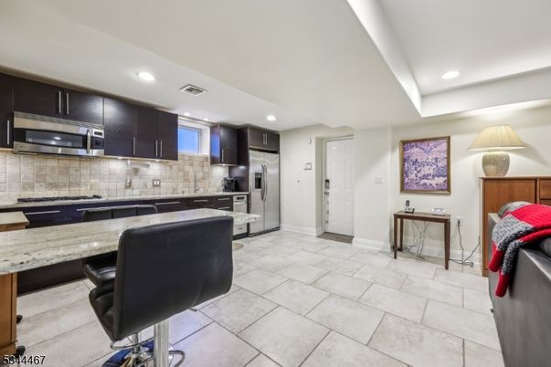 Interior, Kitchen, Recessed Lighting, Stainless Steel Appliances